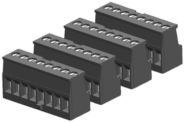 SIMATIC S7-1200 Tinbelagt samling blok 8 klemmer, nøglet højre PU 4 6ES7292-1AH40-0XA0