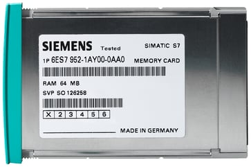 Simatic s7, ram memory card 6ES7952-1AM00-0AA0 6ES7952-1AM00-0AA0