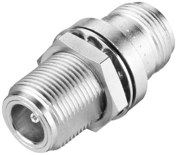 N-Connect Female/female Panel feedthrough, cabinet bushing, 2.4 GHz and 5 GHz 6GK5798-2PP00-2AA6