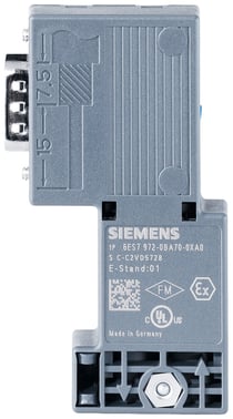 SIMATIC DP RS 485, FastConnect, uden PG-bøsning, 90 ° 6ES7972-0BA70-0XA0