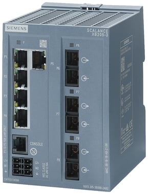 SCALANCE XB205-3 manageable IE-switch 5X 10/100 mbits/s RJ45, default Ethernet/IP 6GK5205-3BD00-2TB2 6GK5205-3BD00-2TB2