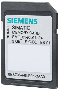 SIMATIC S7, memory card for S7-1X00 CPU, 3,3 V flash, 256 Mbyte 6ES7954-8LL03-0AA0