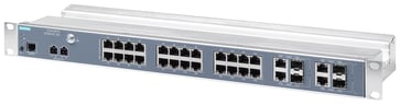 SCALANCE XR328-4C WG managed IE switch 19 "rack 24 x IEC 62443-4-2 certificeret 10/100 Mbps elektriske porte 4 x 1000 Mbps combo porte elektrisk eller 6GK5328-4FS00-2AR3
