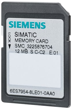 Simatic s7 memory card, 12 mb 6ES7954-8LE02-0AA0 6ES7954-8LE03-0AA0