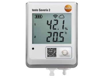 Testo Saveris 2-H2 -WiFi data logger with display and connectable temperature and humidity probe 0572 2035