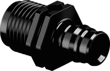 Uponor Q&E adapter male thread PPSU black 25 mm x ¾" 1008664