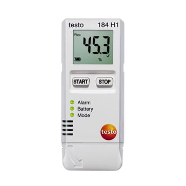 Testo 184 H1 - Air humidity and temperature data logger for transport monitoring 0572 1845