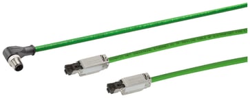 IE-kabel 2 x 2, 2 x IE FC RJ45-stik 180 2x2, Cat 5e, IP20, 5 m 6XV1871-5BH50