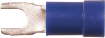 Isol. gaffelkabelsko A2543G, 1,5-2,5mm² M4, Blå - I poser á 10 stk. 7278-273603