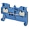 Feed-gennem DIN-skinne klemrække med push-in plus forbindelse til montering på TS 35, nominelle tværsnit 1 mm², farve blå XW5T-P1.5-1.1-1BL 669995 miniature