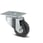 Tente Drejeligt hjul, sort massiv gummi, Ø80 mm, 100 kg, glideleje, med trådfang, med plade Byggehøjde: 108 mm. Driftstemperatur:  -20°/+60° 113470001 miniature