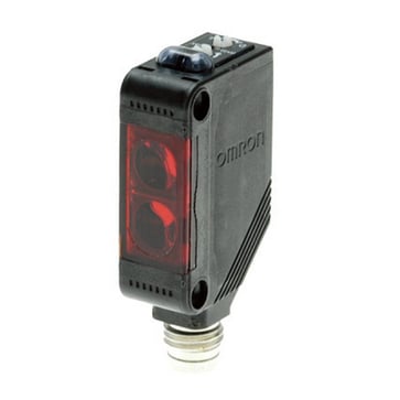 Fotoaftaster, transparent objekt, reflekterende, 500mm, DC, 3-leder, NPN, M8 plug-in (kræver reflektor & beslag) E3Z-B66 OMS 323120
