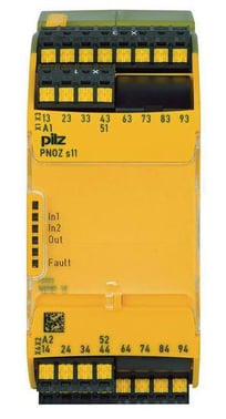 Safety Relay 1NC 8NO, DIN Rail Mount, Pilz 751111