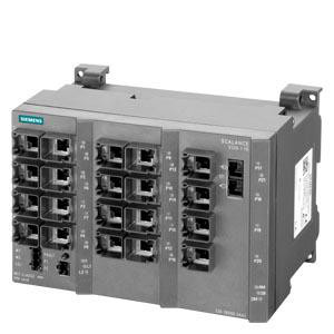 SCALANCE X320-1FE-styret IE-switch, 20x 10/100 Mbit / s RJ45-porte, 1x 100 Mbit / s SC-port multimode LED-diagnostik, fejlsignalkontakt med Selec 6GK5320-1BD00-2AA3