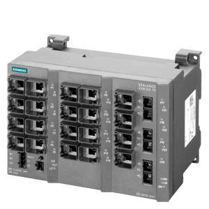SCALANCE X320-3LDFE managed IE-switch, 20x 10/100 Mbit / s RJ45-porte, 1x 100 Mbit / s SC-port MM 2x 100 Mbit / s SC-port SM LED-diagnostik, fejlsignalin 6GK5320-3BF00-2AA3