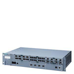 SCALANCE XR528-6M managed IE switch 19 "rack 4x 1000/10000 Mbit / s SFP + 6x 100/1000 Mbit / s 4-port mediemoduler, elektrisk, elektrisk PoE eller opti 6GK5528-0AA00-2HR2