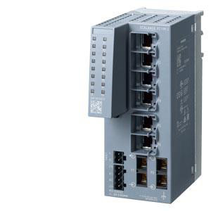 SCALANCE XC106-2, ikke-administreret IE-switch, 6x 10/100 Mbit / s RJ45-porte, 2x 100 Mbit / s Multimode SC, LED-diagnostik, fejlsignaleringskontakt med setbutt 6GK5106-2BD00-2AC2