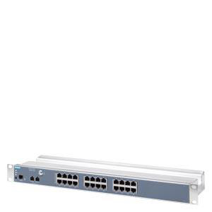 SCALANCE XR324WG managed IE switch 19 "rack 24 x IEC 62443-4-2 certificeret 10/100 Mbps elektriske porte LED diagnostics reset knap konsolport 6GK5324-0BA00-2AR3