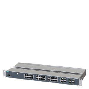 SCALANCE XR328-4C WG managed IE switch 19 "rack 24 x IEC 62443-4-2 certificeret 10/100 Mbps elektriske porte 4 x 1000 Mbps combo porte elektrisk eller 6GK5328-4FS00-3RR3