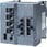 SCALANCE X308-2M PoE managed IE switch, kompakt 4x 10/100/1000 Mbit / s til RJ45-porte elektrisk med PoE 2x 100/1000 Mbit / s til 2-port medie modul 6GK5308-2QG10-2AA2 miniature