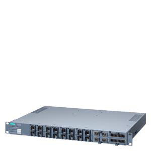 SCALANCE XR324-4M EEC Managed IE switch, 19 "rack 16x 10/100/1000 Mbit / s til RJ45 porte elektrisk 4x 100/1000 Mbit / s til 2-port medie moduler, ele 6GK5324-4GG10-2ER2