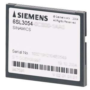 SINAMICS S120 COMPACTFLASH-KORT ​​MED FIRMWARE-MULIGHED YDELSE-UDVIDELSE INKLUSIV LICENSCERTIFIKAT V4.8 6SL3054-0EJ01-1BA0