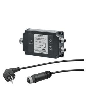 SIMATIC RF600 bredspændingsforsyning til SIMATIC RF-systemer In: AC: 100-240 V Out: 24 V DC 3A CE, UL, CSA Beskyttelsesgrad IP67 med strømforsyning 6GT2898-0AC00