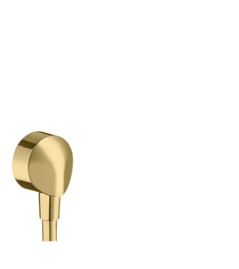 hansgrohe FixFit Wall outlet E without non-return valve, polished gold-optic 27454990