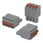 2-polet Solid State Relæ Fjeder terminaler 4-way 4-pol for RKD2P (pakke med 10stk) RK4MT miniature