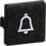 Minimodule - with bell symbol - black 100H1050 miniature