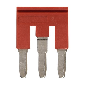 Cross bar for terminal blocks 4mm² push-in plusmodels 3 poles red color XW5S-P4.0-3RD 669982