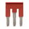 Cross bar for terminal blocks 4mm² push-in plusmodels 3 poles red color XW5S-P4.0-3RD 669982 miniature