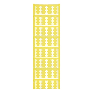 Ledningsmærke SFX14/23 gul uden print   P160 1852410000