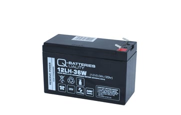 Q-Batteries 12V-8,6Ah blybatteri 36 Watt 100030978