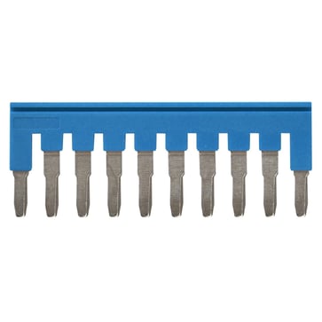 Cross bar for klemrækker 4 mm ² push-in plus modeller, 10 poler, blå farve XW5S-P4.0-10BL 670048