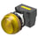 Plastic semi-spherical Yellow Yellow 220/230/240V AC push-in terminalm22N-BG-TYA-YE-P 672601 miniature