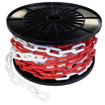 Marking chain 8mm Red/White 30meter 102493