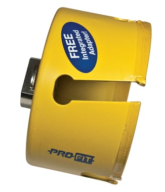 Pro-fit HM hulsav med integreret adaptor 133 mm 35109080133