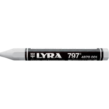 Lyra oliekridt 797 hvid m/papir 12 stk/pak 242044