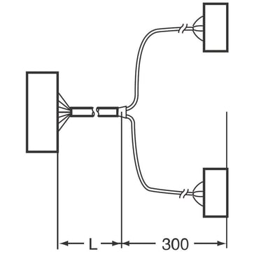 Tilslutning Kabel til P2RVC-8 med Schneider PLC BMxDDO 1602, 16 udgangspunkter, 5 m P2RV-500C-SCH-D 670808