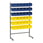 WFI L-rack 2 complete incl. 36 plastic bins (18 blue & 18 yellow) 5-801-0 miniature