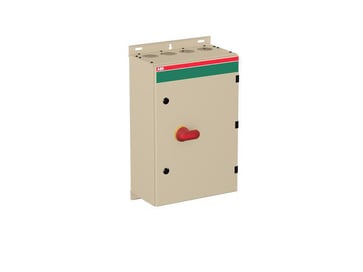 Safety switch, 3-p. 400V AC23 200A, 110kW. Steel sheet enclosure. IP65, 1SCA022512R7310 1SCA022512R7310