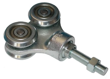 Door roller ball-tik BT-2 cast-iron, galvanized/dracomet 570096