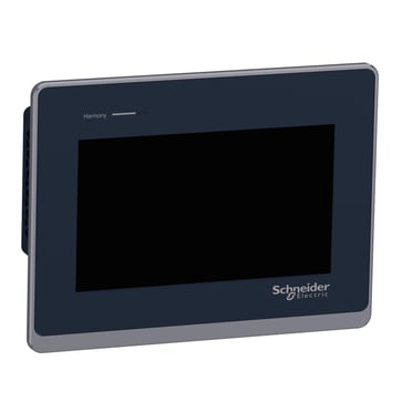 7"W touch panel display, 2COM, 2Ethernet, USB host&device, 24VDC HMIST6400