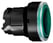 Harmony lampetrykhoved i sort metal for LED med fjeder-retur og plan trykflade i grøn farve ZB4BW3337 miniature