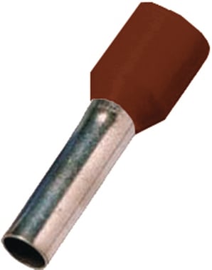 Isoleret terminalrør brun 0,14mm² L=8mm ICIAE0148BR