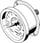 Festo Panelmanometer FMA-63-10-1/4-EN 159602 miniature