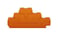 Ende-og mellemplade 2,5Q orange  870-569 870-569 miniature
