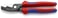 Knipex cable shears with twin cutting edge 200mm 95 12 200 miniature