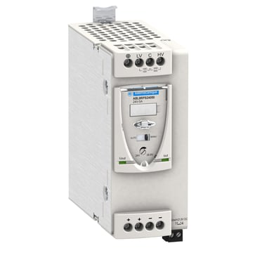 Modicon switchmode strømforsyning universal med 24 VDC 120 W-5 A udgang og 100-500 VAC 1 eller 2-faset forsyning ABL8RPS24050